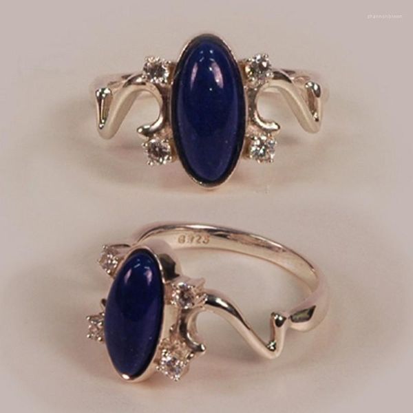 Anillos de racimo Elena Daylight Ring The Vampire Diaries Irina Anti-daylight Set Con Zircon S925 Sterling Silver