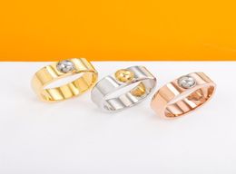 Cluster Ringe Europäischen und Amerikanischen Stil Niet Quadrat Ring 925 Silber Männer Frauen Presbyopie Buchstaben Mode Marke Schmuck Geschenke8638590