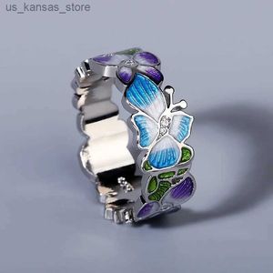 Cluster anneaux exquis 925 Silver dames ring