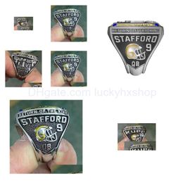 Cluster Rings Fanscollection La 2021 Rams S Wolrd Champions Team Championship Ring Sport Souvenir Fan Promotion Gift Wholesale Drop De Dhqeo