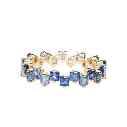 Cluster Ringe Mode Mädchen Kristall Irregar Gold Für Frauen Neo Gothic Schmuck Geschenk Zubehör Koreanische Drop Lieferung Ring