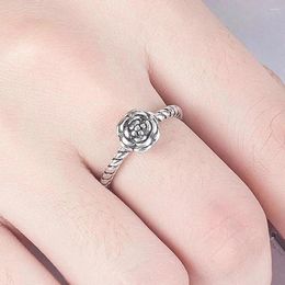 Cluster Rings Fashion Rose Wrapped Twist Ring Dames feest sieraden accessoires dagelijks bijpassend jubileumgeschenk