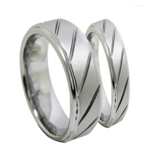 Cluster Ringen Mode Wolfraamcarbide Ring 6MM 8MM Paar Voor Mannen Vrouwen Liefhebbers Engagement Wedding Party Sieraden geschenken