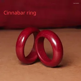 Cluster anneaux Fengshii Cinnabar Ring Feng Shui pour hommes Femmes riche et protection Bonne chance Amulet