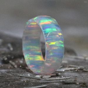 Cluster ringen volledig handgemaakte opaalring