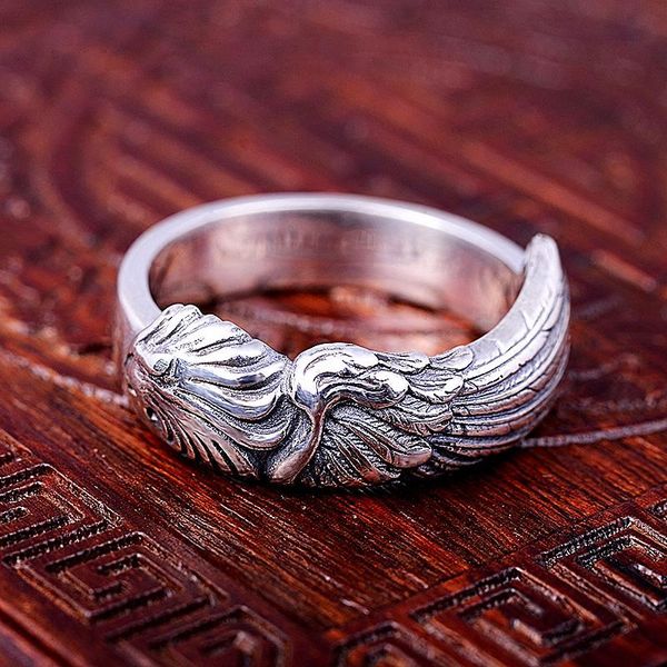 Cluster Rings Jeu FF8 FINAL FANTASY VIII Lionheart Lion Bague en argent sterling 925 pour hommes Bijoux FFVIII Cosplay Accessoires Cadeaux Garçons