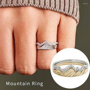 Cluster Ringen In Holle Berg Rivier Ring Vintage Bruiloft Vrouwen Meisjes Voor Mode-sieraden Gift Maat 6-10