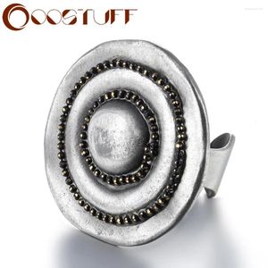 Cluster Ringen In Aanpasbare Voor Vrouwen Mode Ongebruikelijke Dingen Verklaring Ronde Sieraden Zilveren Kleur Ring Goth Accessoires Drop