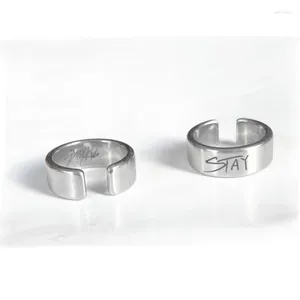 Cluster Ringen KPOP Verdwaalde Kinderen Concert Ring Voor Vrouwen Mannen Mode Roestvrij Staal Open Gift Sieraden Accessoires