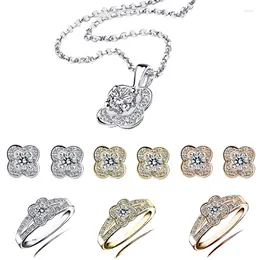 Cluster Ringen Luxe Franse Sieraden Kans Op Liefde Vrouwen Ring 925 Sterling Zilveren Ketting Mode Mauboussin Oorbellen Armband