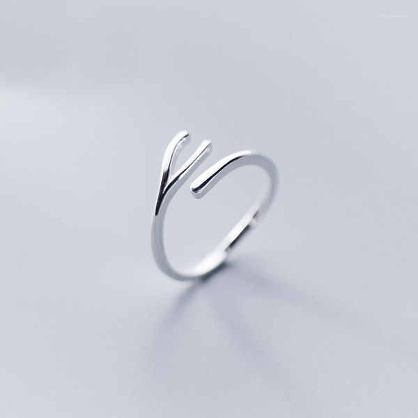 Cluster anneaux MloveAcc authentique 925 Finger ouvert en argent sterling pour les femmes Anneau de taille libre réglable 2023