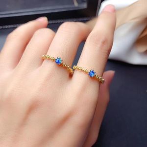 Cluster ringen natuurlijke en echte opaal ring bruiloft verloving voor vrouwen 925 sterling zilver