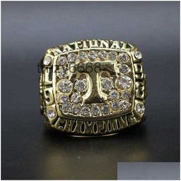 Cluster ringen Ncaa 1998 Universiteit van Tennessee vrijwilligersteam kampioenschap ring fan collectie herdenking drop levering sieraden Dhk3d F1YR