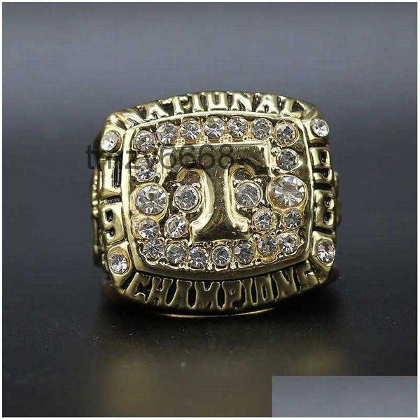 Cluster Rings NCAA 1998 Université du Tennessee Volunteer Team Championnat Bague Fan Collection Commémoration Drop Livraison Bijoux Dhk3d F1YR