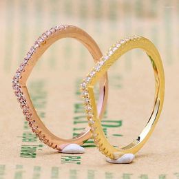 Cluster anneaux originaux Souher Bone Ring Ensemble avec une pile de cristal pour les femmes 925 Gift de fête de mariage en argent sterling fin Europe bijoux