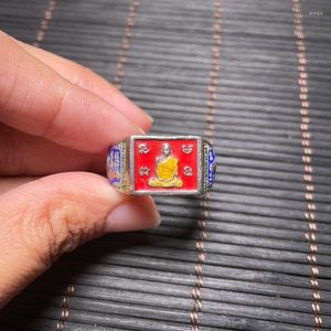 Anillos de racimo Rt Color plata Artesanía tailandesa LP Rui 2560 Anillo Tendencia de moda Accesorios para damas Regalo de lujo a juego