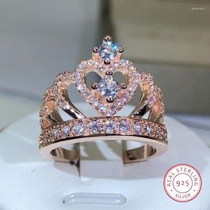 Cluster anneaux vendant des femmes de la couronne de fantaisie anniversaire d'anniversaire fille cadeau élégant féminin de danse de danse bijoux de bijoux en gros