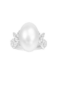 Anneaux de cluster SLJELY 925 Sterling Silver Festival étoiles naturel perle d'eau douce anneau cubique zircone pierres femmes bijoux fins 1651455