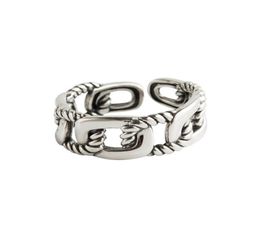 Anillos de racimo anillo solitario con joyería de alma de estilo nudo Good Jewerly for Women Gift in 925 Sterling Silversuper Deals5277933