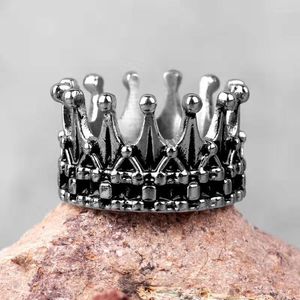 Cluster Rings Style Vintage Punk King Crown Metal Cool Heren Rock Party Biker Sieraden