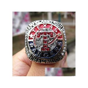 Anneaux de cluster Texas 2011 Bague de championnat Longhorn S avec boîte d'affichage en bois Souvenir Hommes Fan Cadeau En gros Drop Livraison Dhvvx