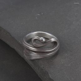 Cluster Ringen Thailand Chiang Mai Handgemaakte Zilveren Ring Vrouwelijke S925 Sterling Vintage Oude Openin