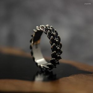 Clusterringen Vintage punkstijl Dragon Scale Skeleton Persoonlijkheid Cool Skull Verstelbare ring voor mannen Vrouwen vingerjuwelen