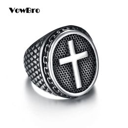 Clusterringen Vowbro 2021 Steel Titanium Red Armor Shield Knight Templar Crusade Cross Ring Medieval Signet Retro Vintage Size 8 9 10 11