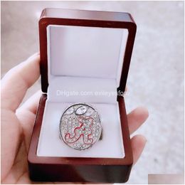 Cluster Rings Wholesale 2012 Championship Ring Fashion Gifts From Fans And Friends Leather Bag Parts Accessoires Box Drop Delivery Je Dhvah