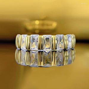 Cluster Rings Wish Amazon Selling Rectangular Car Flower 3 5mm Ring European And American Cross-border