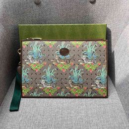 Bolso de mano, bolso de mano para mujer, monedero, estampado de letras clásico, billetera plegable de cuero genuino, bolsos de mano de alta calidad a la moda para mujer