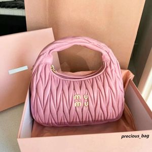 Bolsas de embrague Pink Cleo Diseñador Tota de bolsillo de cuero para mujeres con correa de hombro 2024 bolso
