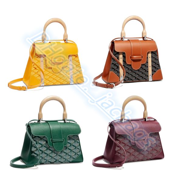 Poignée supérieure avec boîte Sacs d'embrayage Fourre-tout de voyage de luxe pour femmes Sacs Saigon pour hommes 7a Sac à main de créateurs Sac à main en cuir véritable 10a bandoulière crossBody wallet Pochette à bandoulière