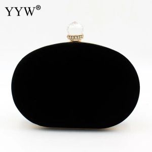 Embrayages Black Evening Sac Femmes Purs à bourse Party Purse Purse Pursets Vintage Bags féminins Clutches Sacs à bandoulirs Fashion Shell Clutch