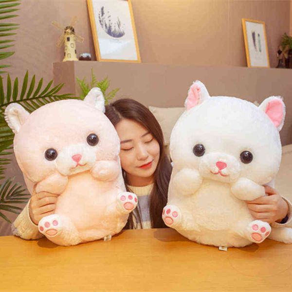 Cm Hermoso Gato Gordo Juguetes de Peluche Relleno Lindo Gatito Muñeca de Dibujos Animados Suave Animal Peludo Almohada Niños Niñas bebé Regalo de Cumpleaños J220704