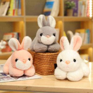 CM Kawaii mignon réaliste lapin en peluche poupée Simulation animaux jouets en peluche pour bébé filles cadeaux d'anniversaire J220704