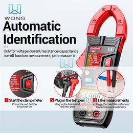 CM80/CM81 Digitale klemmeter Ammeter Voltage CAR AMP Hz Capaciteit NCV OHM TEST Multimeter Digitale Profesional Tester