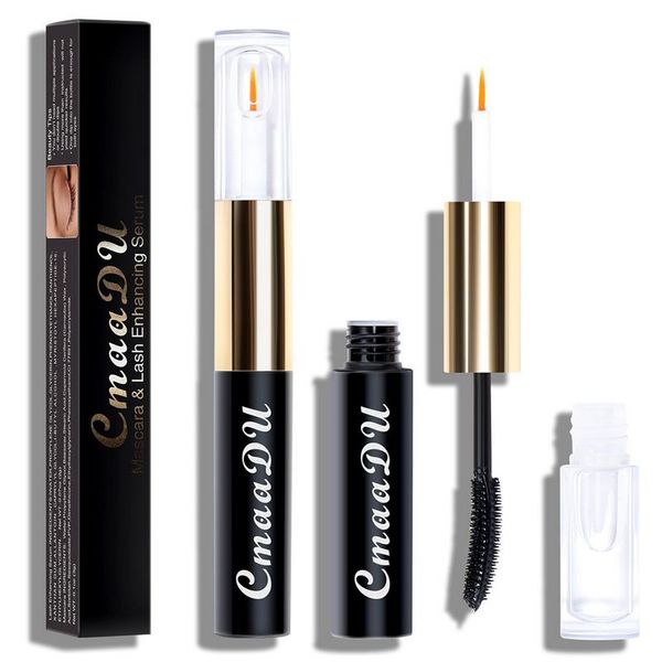 Cmaadu 5g mascara allongeant imperméable à l'eau mince curling couleur noire de haute qualité avec emballage de détail 120pcs / lot DHL