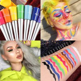 CmaaDu Color Eyeliner Liquide 17 Couleurs Mat Séchage Rapide Longue Durée Cosmétiques Naturels Maquillage Eye Liner