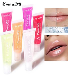 CmaaDu Zachte Lipgloss Tube Lipgloss Hydraterende Lippenbalsem Basis Puur Transparante Glossen 6 Kleuren Moisturizer Natuurlijke Voedzaam Make3647694