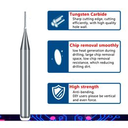 CMCP 1PC CNC Router Bit 1/8 SHANK PCB FILLING CARBUDE MILL