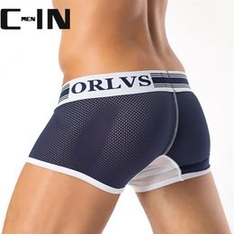 CMENIN Sexy Boxer sous-vêtements pour homme ORLVS sous-vêtements hommes Boxer maille hommes Boxershorts hommes caleçons été Cueca OR299255A