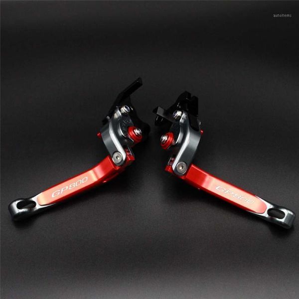 Leviers d'embrayage de frein de moto extensibles pliants réglables CNC pour Gilera GP 800 GP800 2010-2012 20111