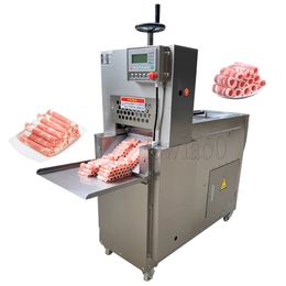 CNC Hot Sale Lamb Slicer Volledig automatisch 4 Roll Beef Mutton Roll Slicing Machine 110V 220V