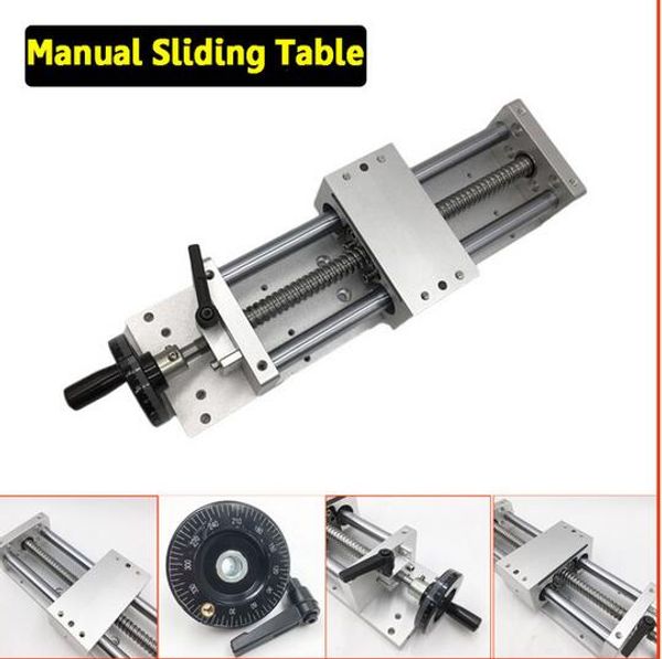 CNC Manuel Table Coulissante Croix Glissière X Y Z Axe Linéaire Étape SFU1605 Vis À Billes C7 Actionneur De Mouvement Linéaire DIY Fraisage Gravure