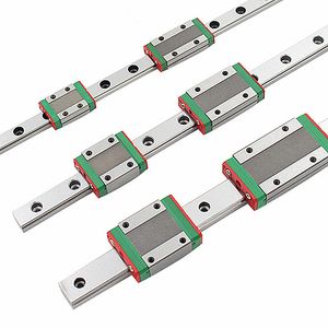 CNC Onderdelen Lineaire Glijblok Gids Miniatuur Rail Glijbaan 100-800mm Voor 3d Printer CNC Router Graveermachine