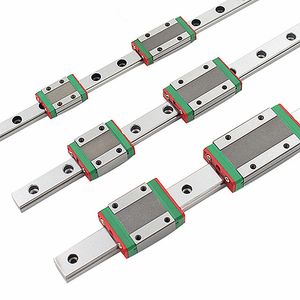 Piezas CNC, guía de bloque deslizante lineal, carril en miniatura deslizante de 100-800mm para impresora 3d, máquina de grabado Con Enrutador CNC