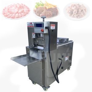 Cnc Steak Block Dicing Cutter Frozen Meat Cube Cutting Machine Épaisseur réglable