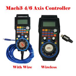 CNC USB Wired Handwheel Remote Controller Ondersteuning 4 Axis 6 Axis Mach3 Systeem voor CNC Machine Lathe Wood Metal Router Tool