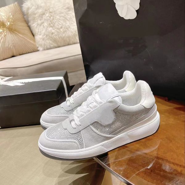 CNEL Casual Schoenen Womens Inter locking Cushioned Kalfsleer Sneaker outdoor wandelen Sport Trainers Designer meisjes Rhyton Mode maat 35-45